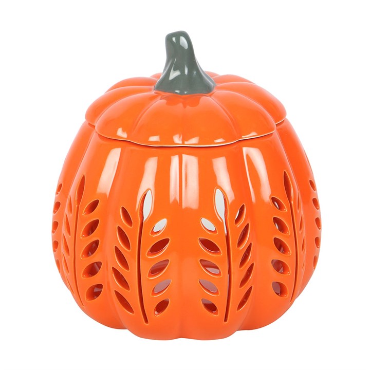Orange Pumpkin Oil Burner and Wax Warmer