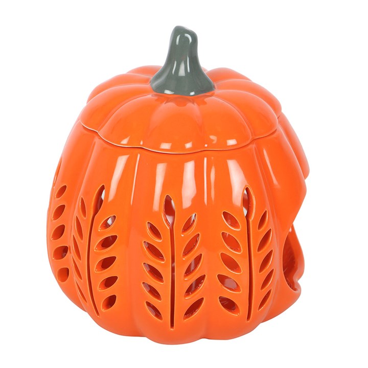 Orange Pumpkin Oil Burner and Wax Warmer