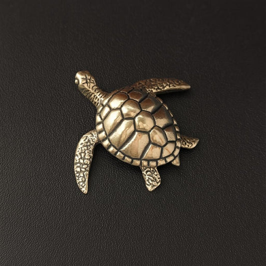 Brass Loggerhead Sea Turtle