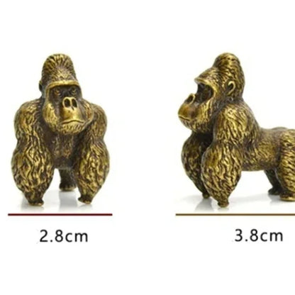 Brass Silverback Gorilla