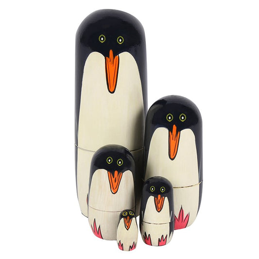 Penguin Russian Nesting Doll Set
