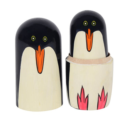 Penguin Russian Nesting Doll Set