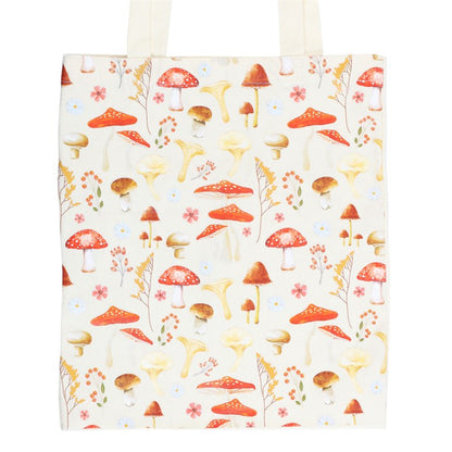 Mushroom Print Tote Bag