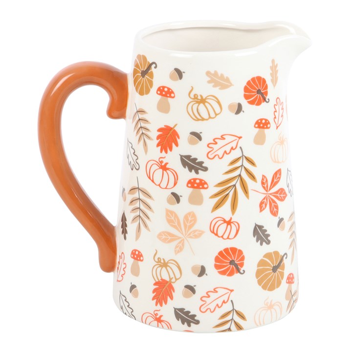 Autumn Pumpkins Ceramic Jug