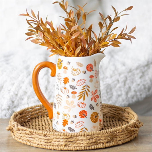 Autumn Pumpkins Ceramic Jug