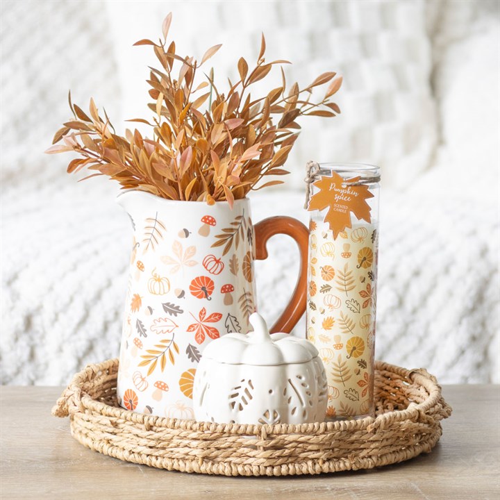 Autumn Pumpkins Ceramic Jug