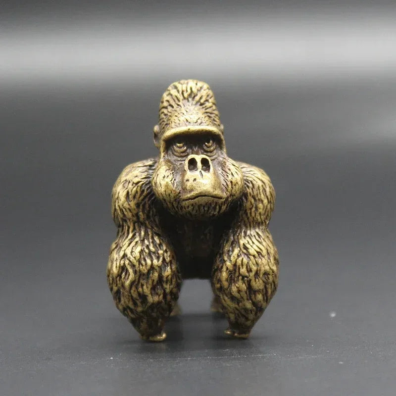Brass Silverback Gorilla