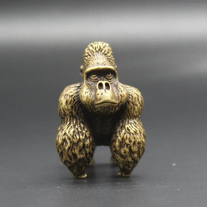 Brass Silverback Gorilla