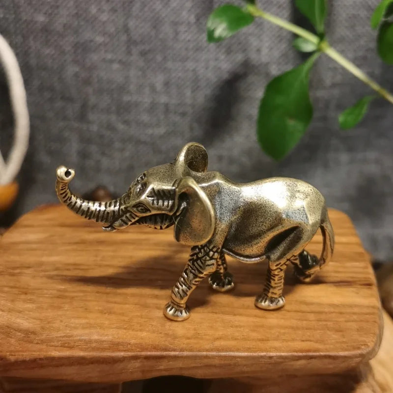 Brass Asian Elephant