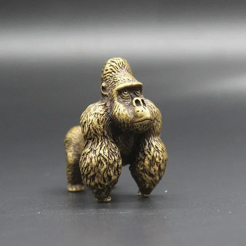 Brass Silverback Gorilla