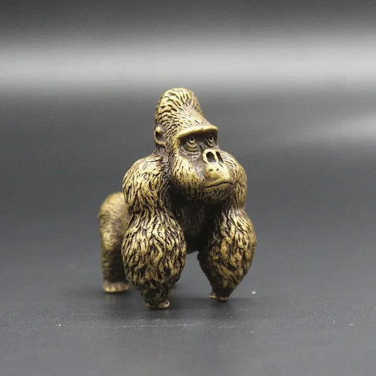Brass Silverback Gorilla