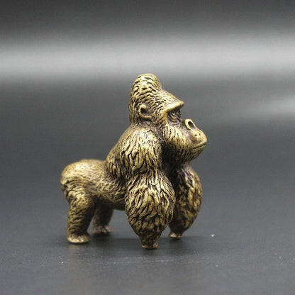 Brass Silverback Gorilla