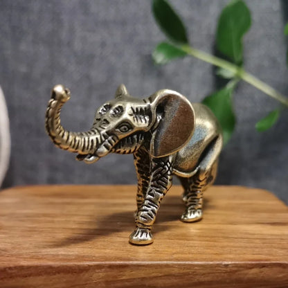 Brass Asian Elephant