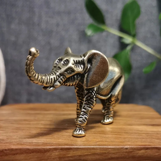 Brass Asian Elephant
