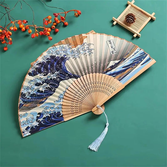 The Wave Art Pocket Fan
