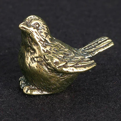 Brass Seated Songbird
