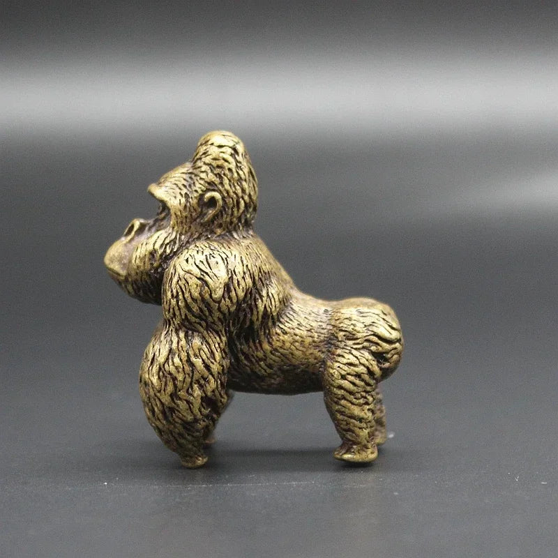 Brass Silverback Gorilla