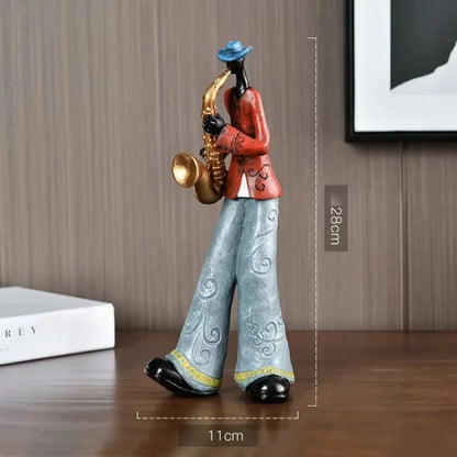 Jazz Band Resin Figurines