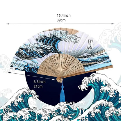 The Wave Art Pocket Fan