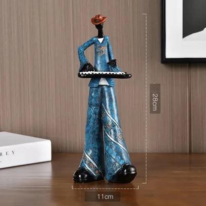 Jazz Band Resin Figurines