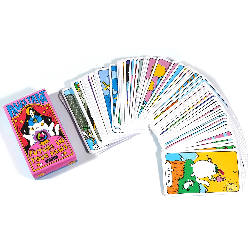'Future in Your Paws' Cat Tarot Cards Set