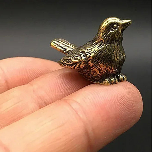 Brass Seated Songbird