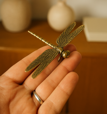 Brass Gliding Dragonfly